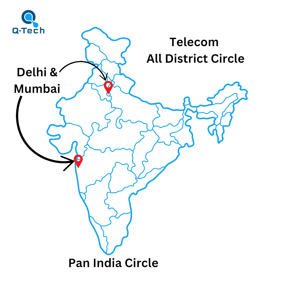 India Telecom Map